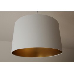 Lampenschirm Lichtgrau-Gold" 