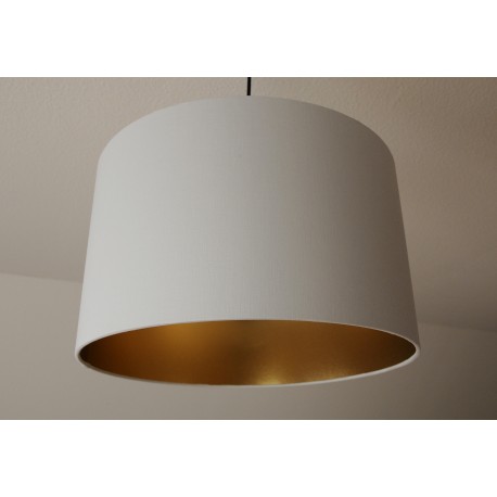 Lampenschirm Lichtgrau-Gold" 