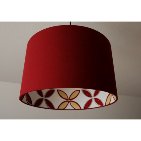 Lampenschirm"Pop"(weinrot)