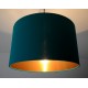 Lampenschirm "Grüntürkis-Kupfer"