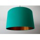 Lampenschirm "Grüntürkis-Kupfer"