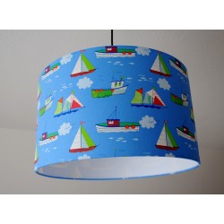Deckenlampenschirm "Regatta" (blau)