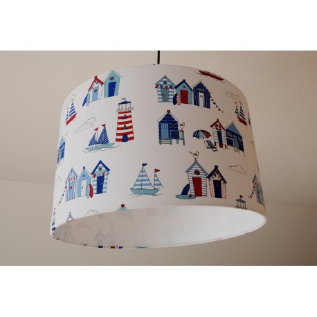 Deckenlampenschirm "Strandhäuser"