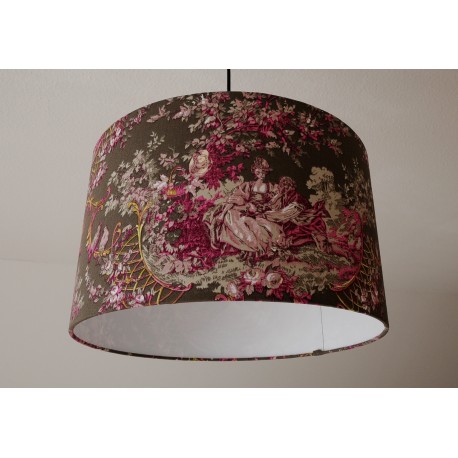 Deckenlampenschirm "Toile de Jouy" (Les Amoureux)