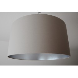Lampenschirm "Taupe-Silber"