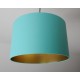Lampenschirm "Meergrün-Gold" 