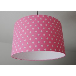Lampenschirm " Sterne" (rosa)