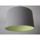 Lampenschirm "Steingrau-limettenrün"