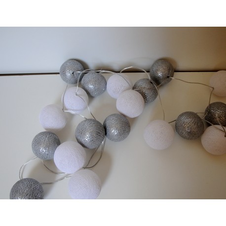 Elfenlichterkette "Weiß-Silber"