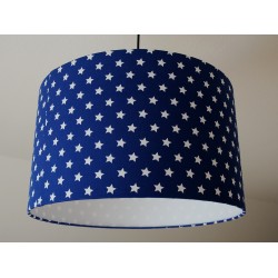 Lampenschirm " Sterne" (blau)