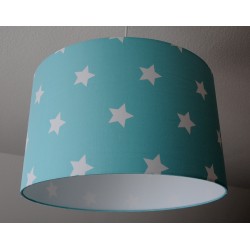 Lampenschirm " Sterne" (mint)