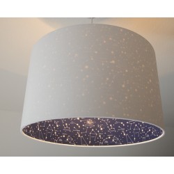 Lampenschirm "Sternbilder" (außen weiß)