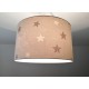 Lampenschirm " Sterne" (taupe)