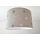 Lampenschirm " Sterne" (taupe)