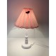 Tischlampe "Rosa gepunktet"