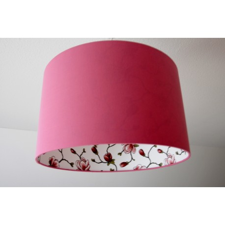 Lampenschirm"Magnolien-Altrosa"