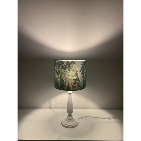 Tischlampe "Im Wald-Moosgrün"