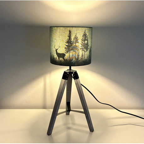 Tripodlampe "Im Wald"