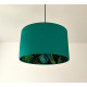 Lampenschirm "Blätter-Grüntürkis"