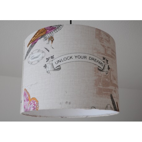 Deckenlampenschirm "Unlock your Dreams"