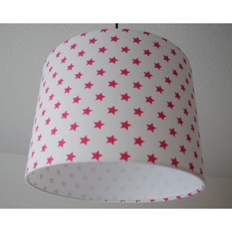 Deckenlampenschirm " Sterne" (pink)