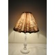 Tischlampe "Shabby Chic" (grau)