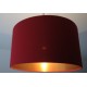 Deckenlampenschirm "Weinrot-Kupfer"