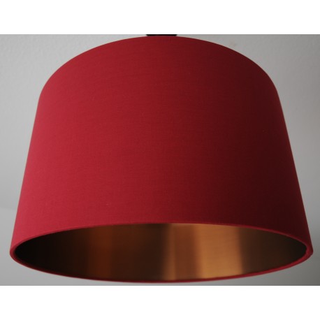Deckenlampenschirm "Weinrot-Kupfer"