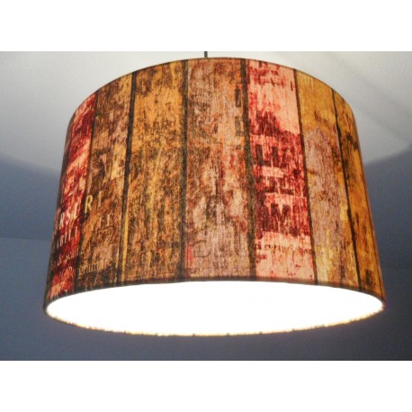 Deckenlampenschirm "Shabby Chic" (braun)