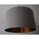 Deckenlampenschirm "Steingrau-Kupfer"