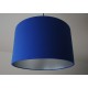 Deckenlampenschirm "Royalblau-Silber"