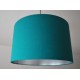 Lampenschirm "Grün-Türkis-Silber"