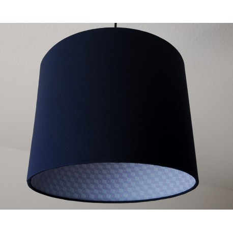 Lampenschirm "Barock" (blau)