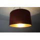 Lampenschirm "Weinrot-Gold"