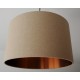 Lampenschirm "Beige-Kupfer"