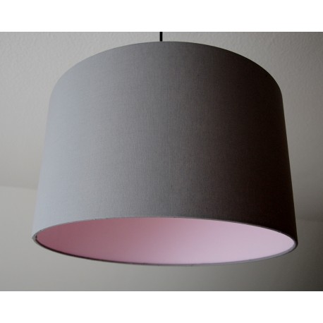 Lampenschirm "Steingrau-Róse"