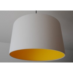 Lampenschirm "Sonnengelb-Weiß"