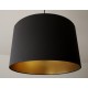 Lampenschirm Anthrazitgrau-Gold"