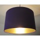 Lampenschirm Lila-Gold"