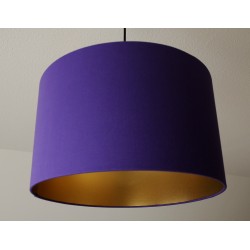 Lampenschirm Lila-Gold"